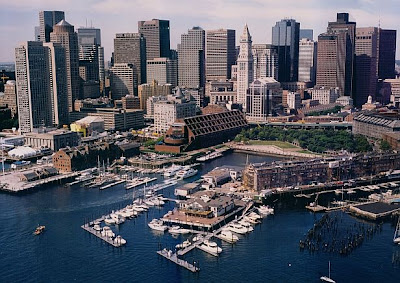 Boston Yacht Haven - Aerial view