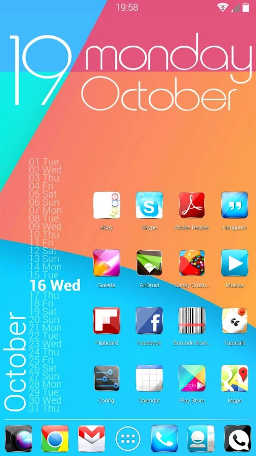 Concept kitkat theme HD 7 in 1 - screenshot