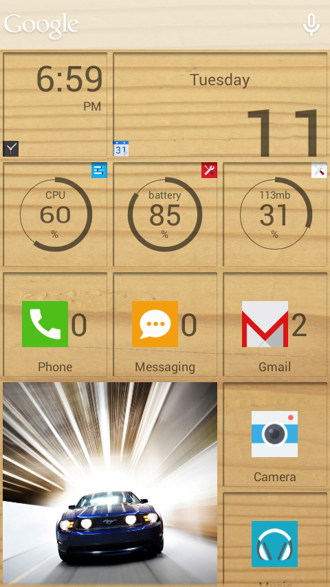   SquareHome.Phone (Launcher)- screenshot  