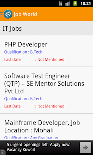 Free Download Job World APK
