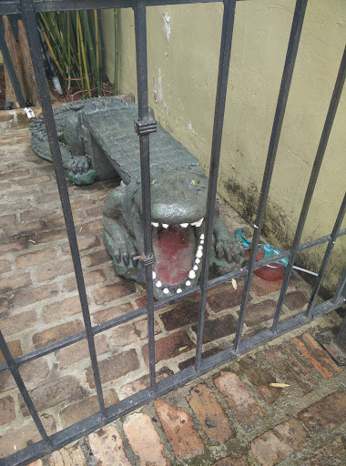 Swamp Gator Statue