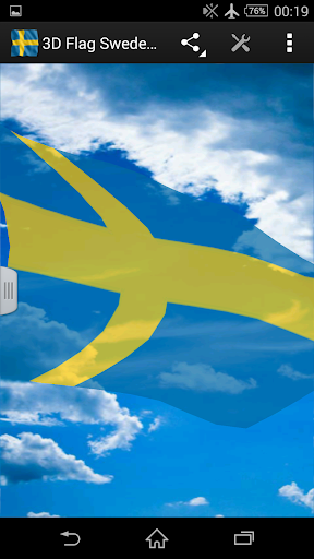 【免費生活App】3D Flag Sweden LWP-APP點子