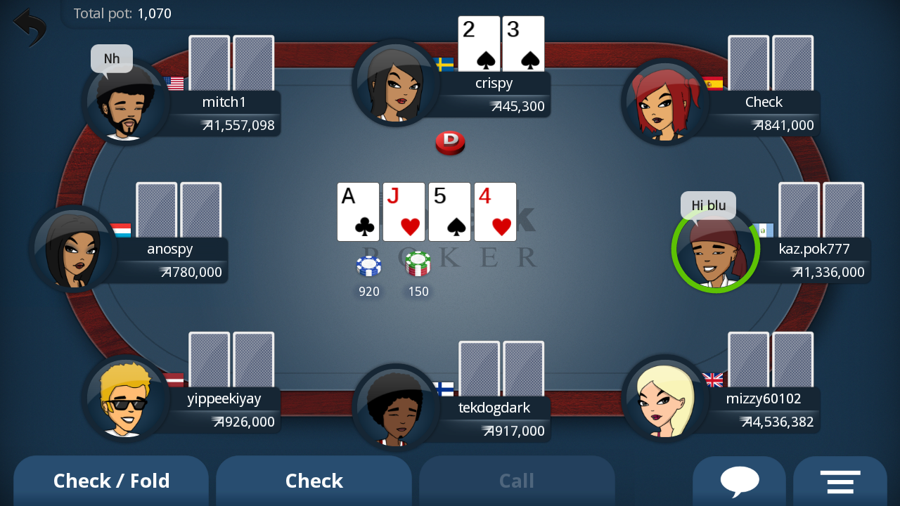 Best online poker on android games