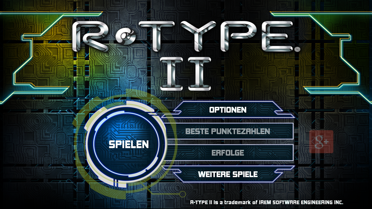Android application R-TYPE II screenshort