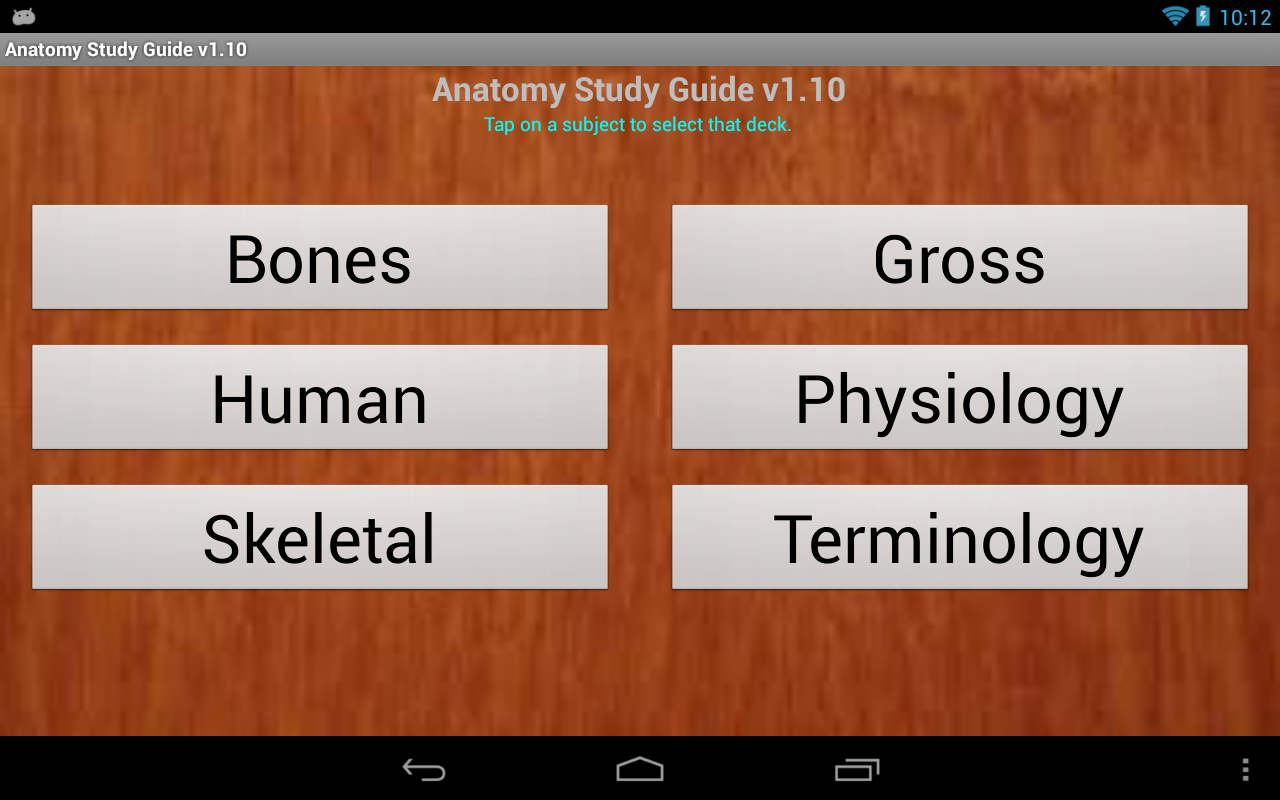 Anatomy Study Guide - Android Apps on Google Play