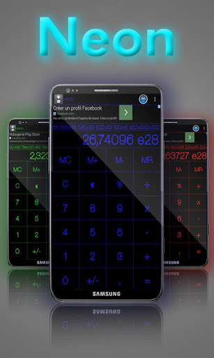 CALCULATOR HD - NEON EDGE