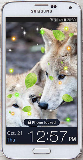 Love of Wolf live wallpaper