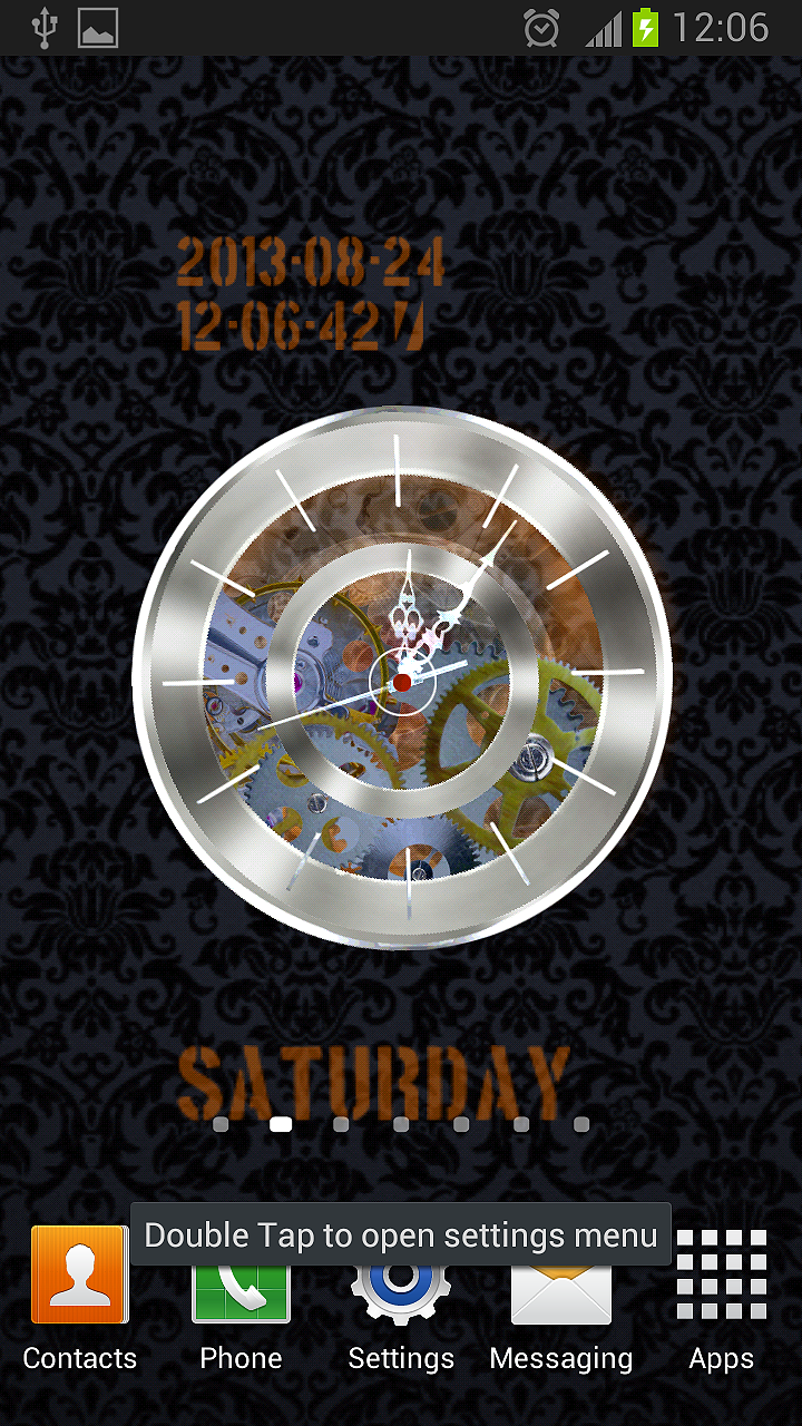 Clock HQ Live Wallpaper Screen 1
