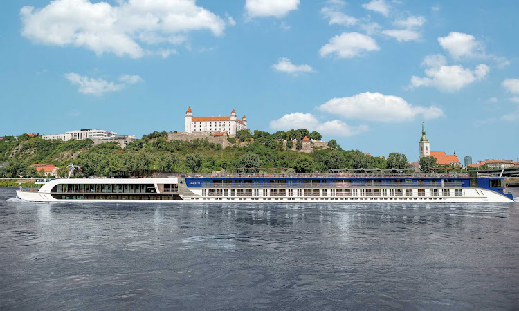  The 164-passenger AmaCerto, which launched in May 2012, features twin balconies, a heated pool and sweeping views of scenic and historic destinations along the Rhine River. 