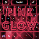 Pink Glow GO Keyboard mobile app icon