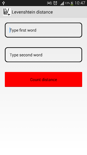 Levenshtein distance