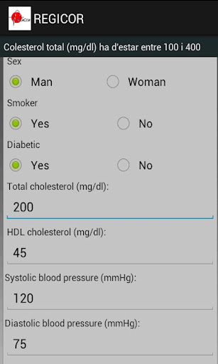 REGICOR CARDIOVASC RISK ESTIMA