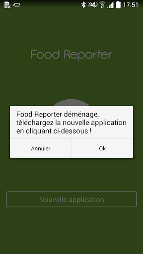 Food Reporter ancienne version