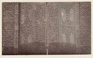 Wood carved mosque doors, said to come from Pajajaran. Talaga, Cirebon distyrict, West Java province, 16th-18th century Indonesia
