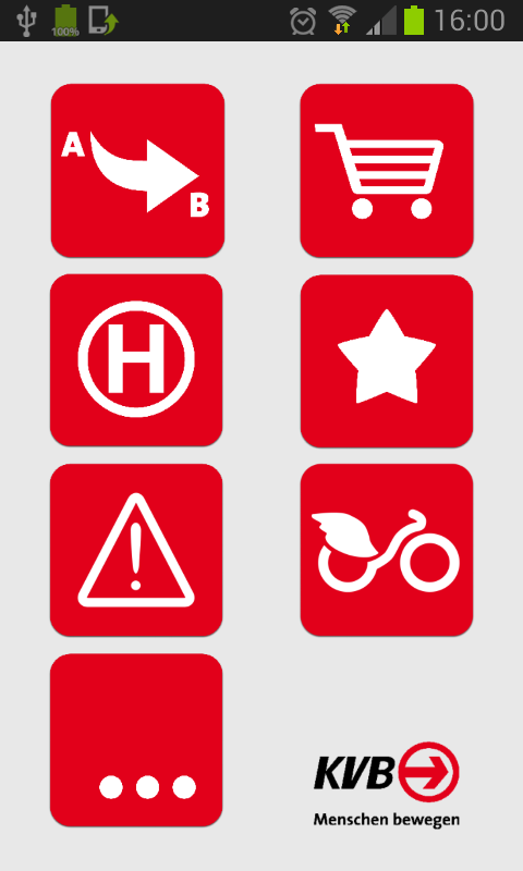 Android application KVB mobil screenshort