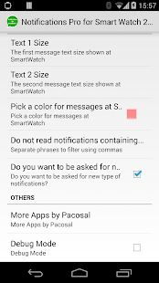 Notifications Pro SmartWatch 2 - screenshot thumbnail