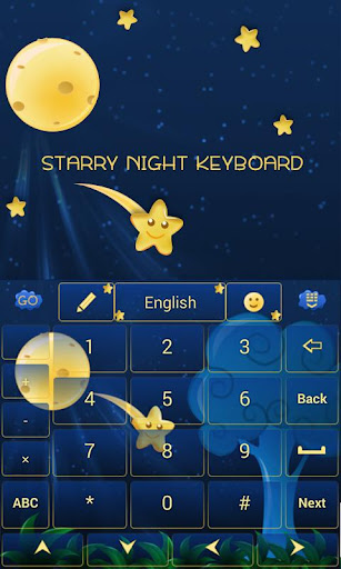 【免費個人化App】GO Keyboard Starry Night Theme-APP點子