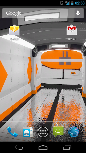 Spaceship Corridor 3D