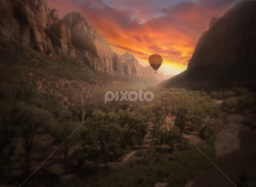 Zion by Siyu Liu - Landscapes Mountains & Hills