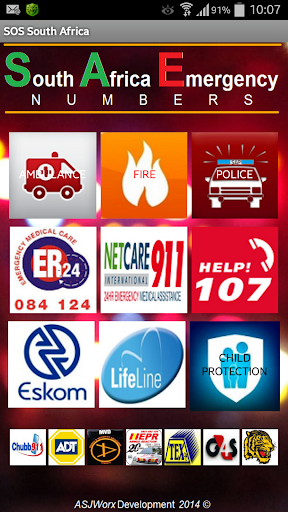 【免費醫療App】Emergency Numbers South Africa-APP點子