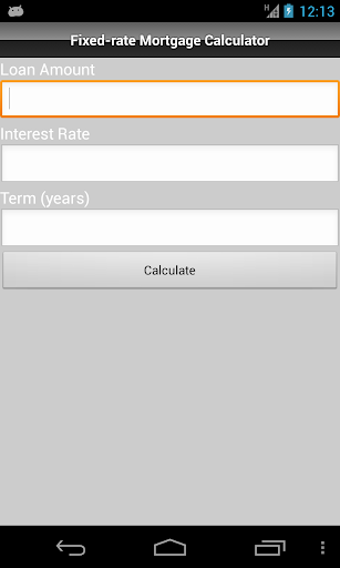 Fixed-rate Mortgage Calculator