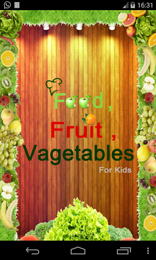 Fruits and Vegetables for Kids