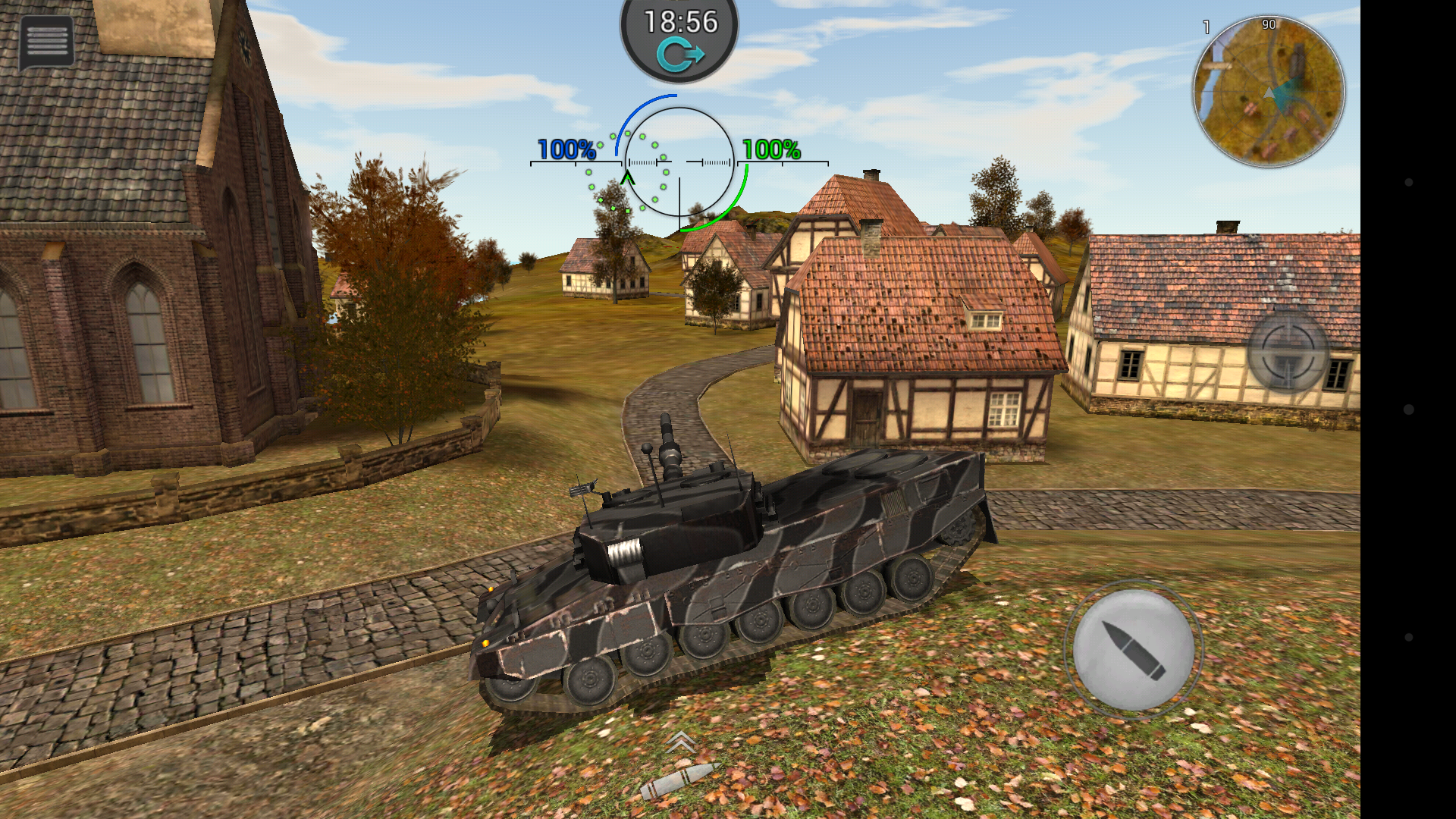 Android application Tanktastic 3D tanks screenshort