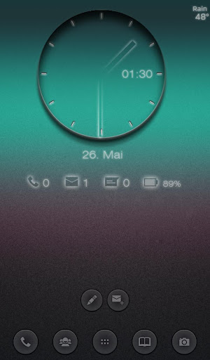 免費下載個人化APP|Transparent Clock UCCW skin app開箱文|APP開箱王