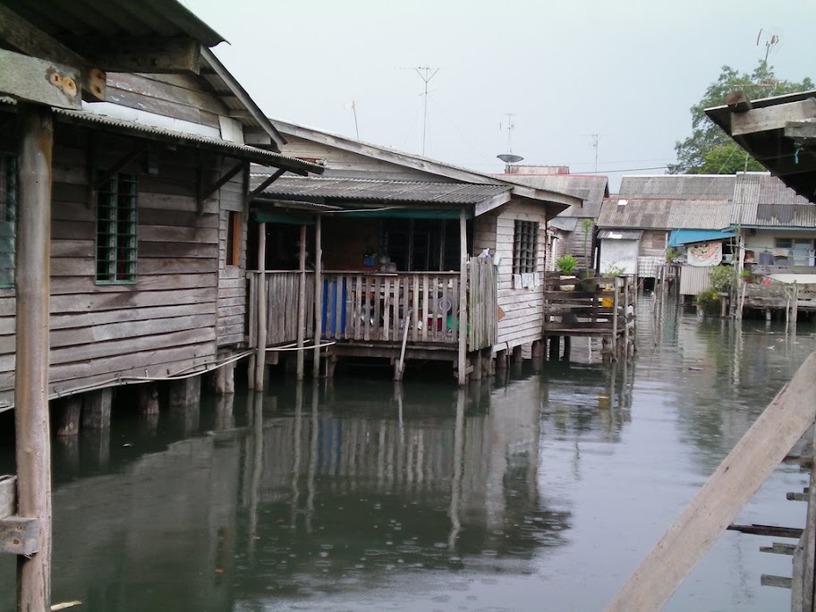 Village de Maisons sur l'eau