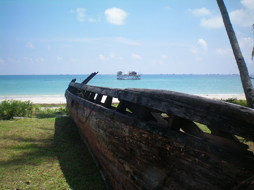 Kelong vue du chemin