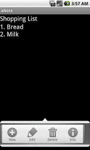 aNote Screenshots 2