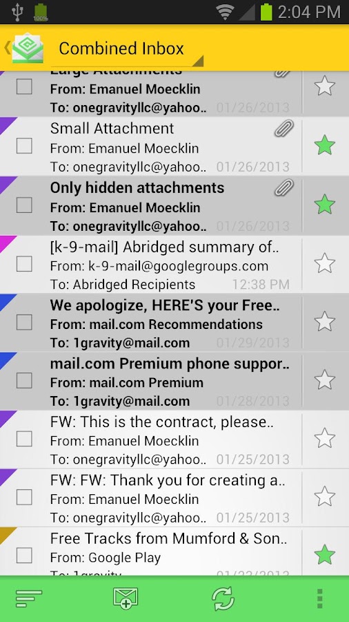 K-@ Mail Pro - email evolved - screenshot