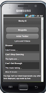 Becky G lyrics Screenshots 14