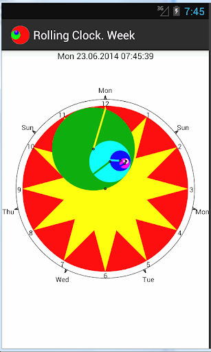 Rolling Clock