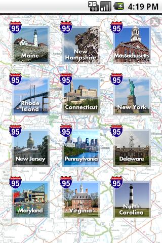 I-95 Exit Guide Screen 2