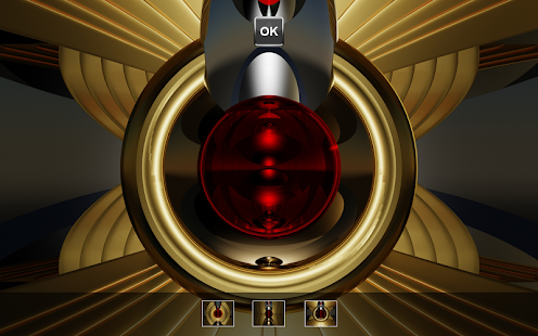 Next Launcher Thème d'or rouge - screenshot thumbnail