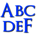 Serif Fonts for FlipFont® free icon