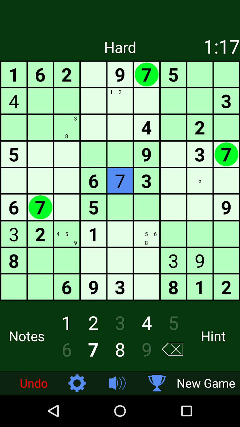 Sudoku Screen 3