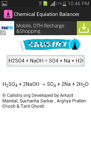 Chemical Equation Balancer