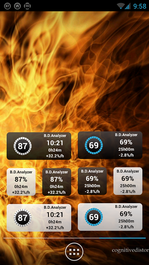 Widget di risparmio batteria - screenshot