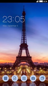 Eiffel Tower Theme screenshot 0