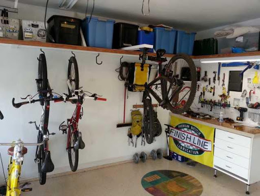 Hanging Bikes Garage Ideas