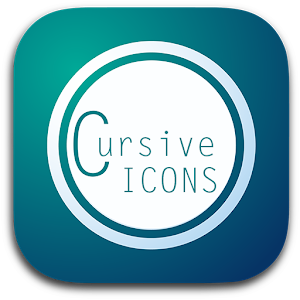 CURSIVE HD ICONS APEX/NOVA/ADW.apk 1.0.0