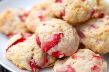 Orangeberry Shortcake Cookies