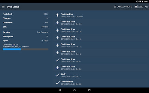 FolderSync Pro Screenshot
