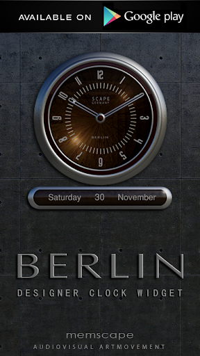 【免費娛樂App】BERLIN Digital Clock Widget-APP點子