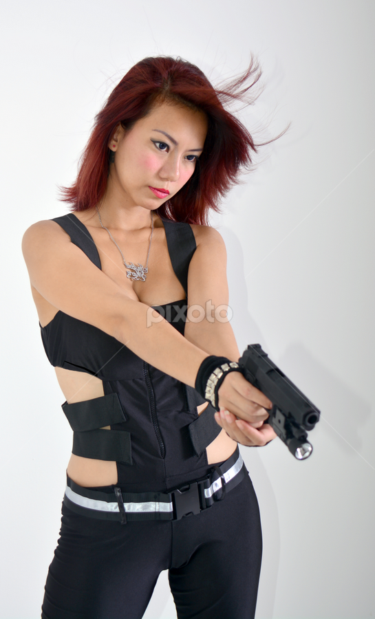Jasline Marie as Ada Wong 4 of Resident Evil Movie, Portraits of Women, People