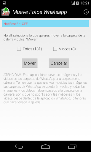 Organize WhatsApp