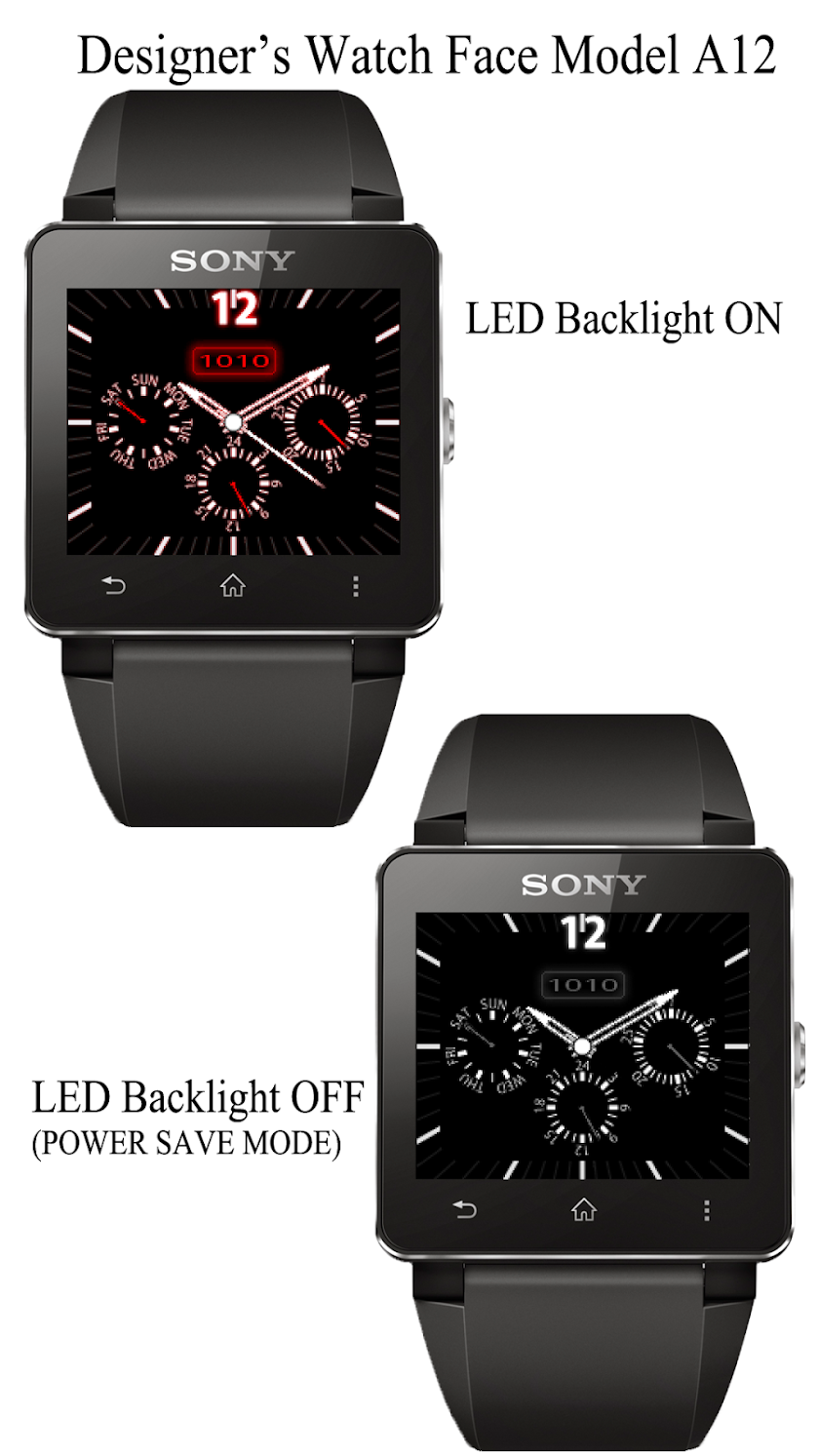 A12 WatchFace for SmartWatch2 Screen 3