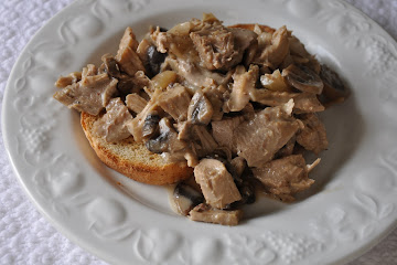 Leftover Turkey (or Roast Chicken) Sort-of-Stroganoff